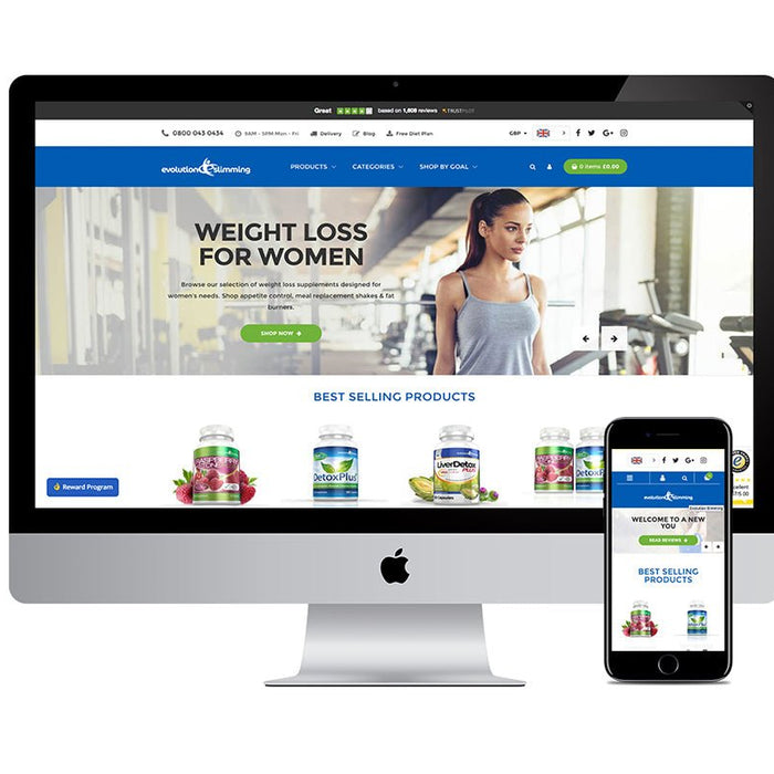 Evolution Slimming New Website