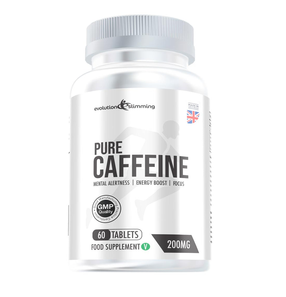 Pure Caffeine 200mg Tablets