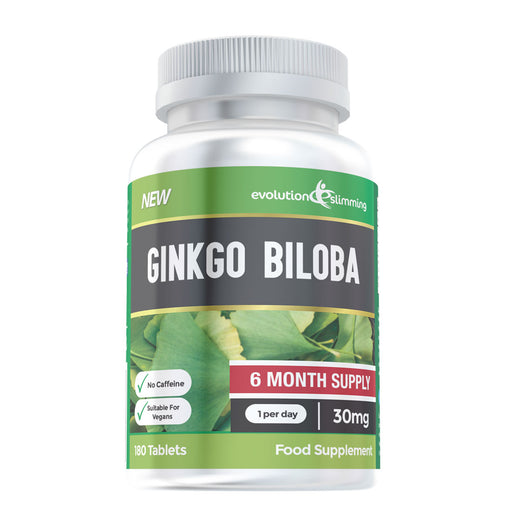 Ginkgo Biloba Tablets - 6 month Supply