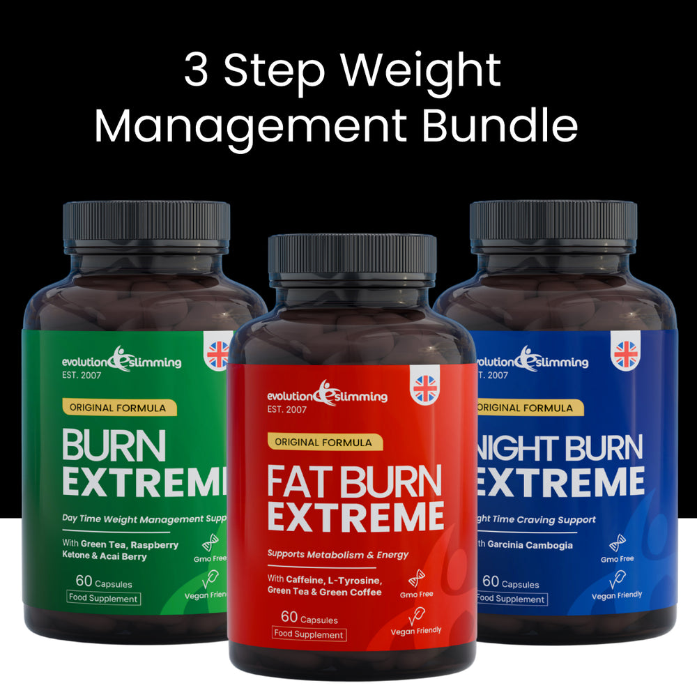 Combo multipack Fat Burn Extreme: Combo de control de peso de 3 pasos