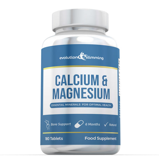 Calcium & Magnesium - Essential Minerals for Optimal Health - 180 Tablets