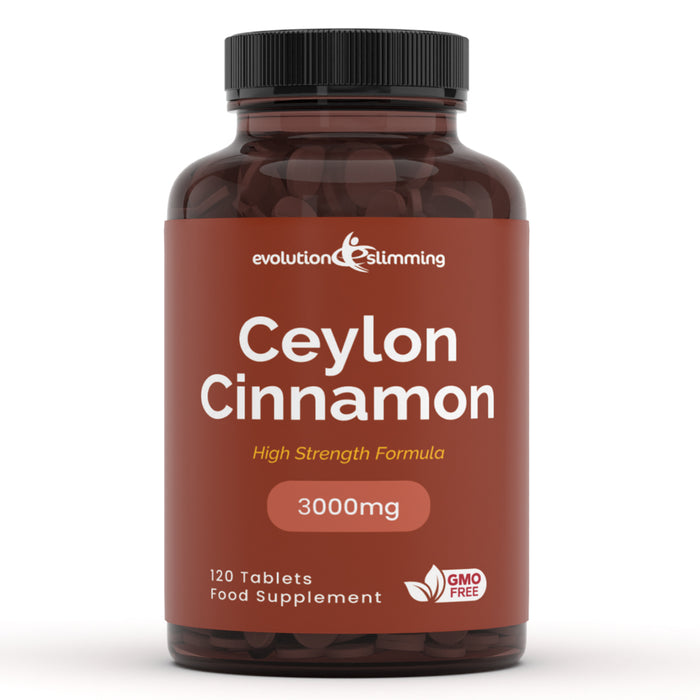 Ceylon Cinnamon 3000mg Tablets - High Strength