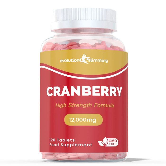 Cranberry 12,000mg Tablets - High Strength - Evolution Slimming