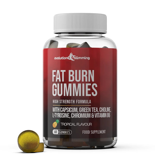Fat Burn Extreme Gummies with Capsicum, Green Tea & L-Tyrosine - Evolution Slimming