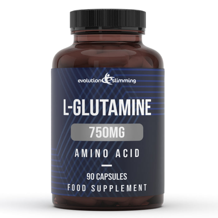L-Glutamine 750 mg – Supplément d'acides aminés purs pour la récupération musculaire et la santé intestinale