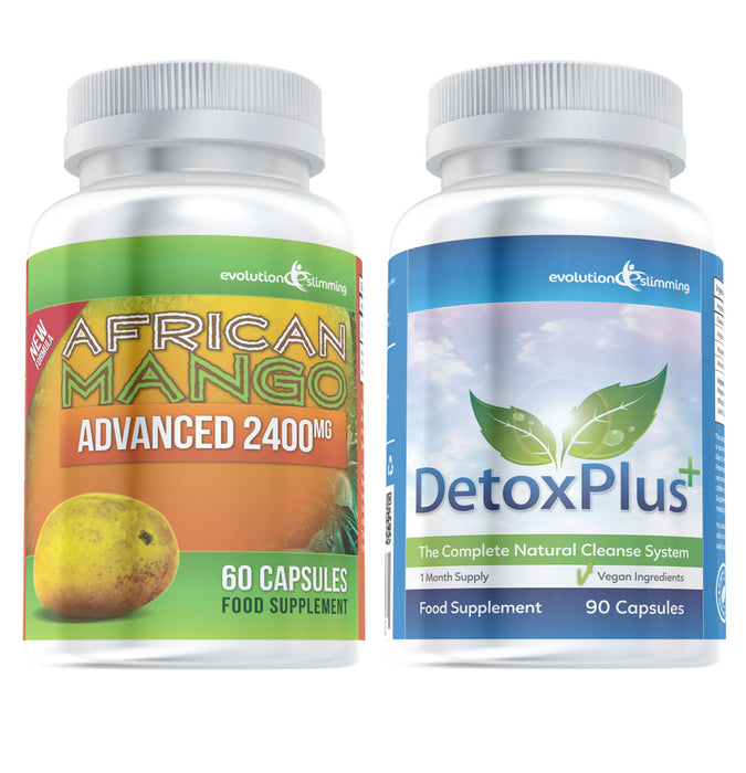 Pure African Mango 2400mg & Detox Cleanse Combo Pack