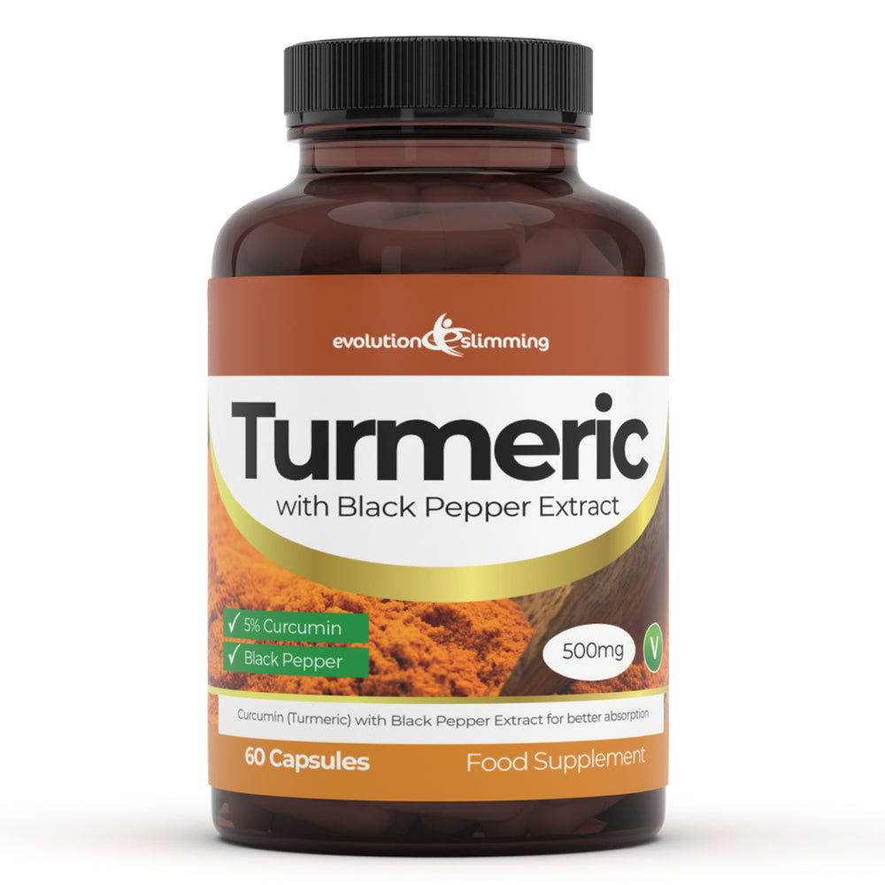 Cúrcuma y pimienta negra con 5% de curcuminoides