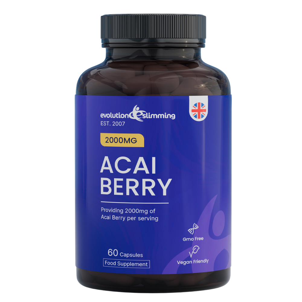 100% baya de açaí pura 1000 mg