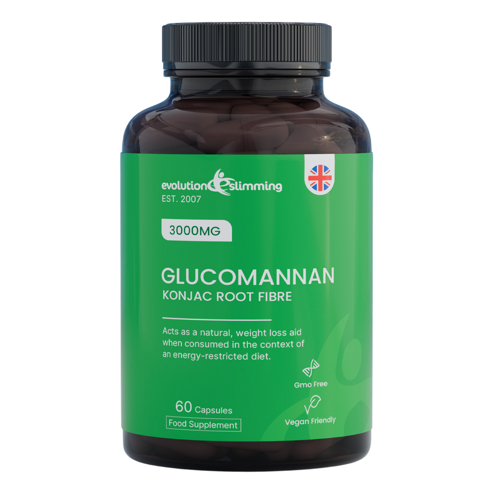 Cápsulas supresoras del apetito de glucomanano más konjac