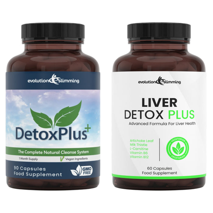 Cápsulas Detox Plus para el hígado y combo DetoxPlus