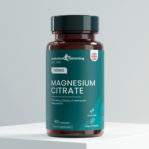 Magnesium Citrate 740mg Capsules | Muscle Energy & Wellness Support