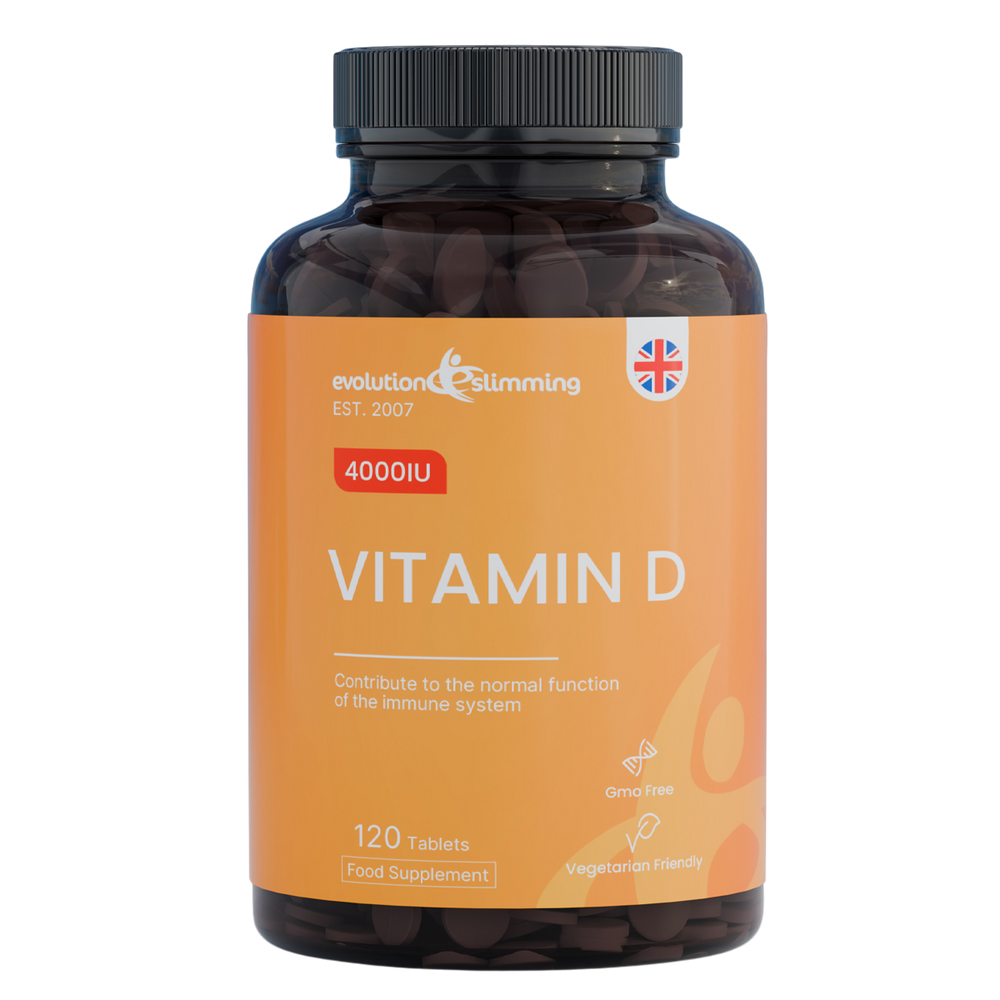 Comprimidos de vitamina D D3 de 4000 UI de alta potencia